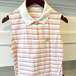 Masters sleeveless golf shirt